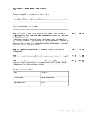 Nordic Ecolabelling Textile Manufacturer Form