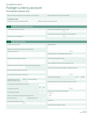 Lloyds Bank Foreign Currency Account Application