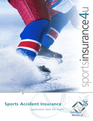 Sports Accident Insurance Application Form
