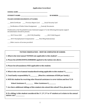 Scholarships for Kids Application Form