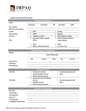 Employee Information Form