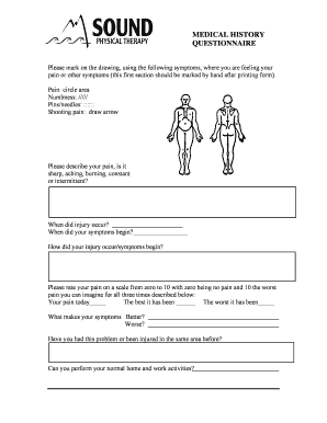 Medical History Questionnaire