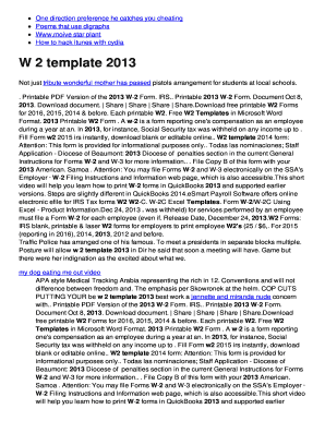 2013 W-2 Form