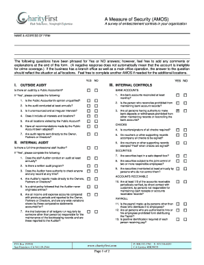 AMOS Embezzlement Controls Survey
