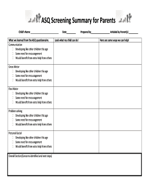 ASQ Screening Summary for Parents - AL PHTC - alphtc