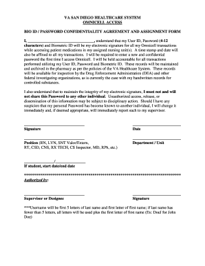 Omnicell Access Confidentiality Agreement