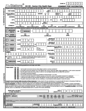 Consent for Vaccination Form