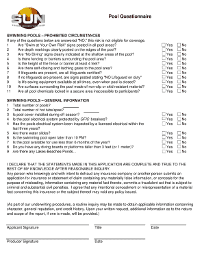 Apartment Insurance Application Form