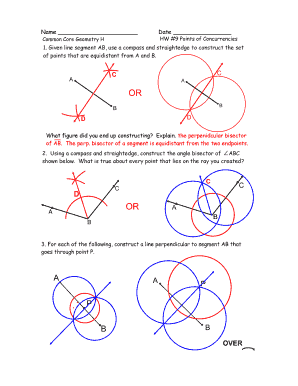 Geometry Construction Worksheet