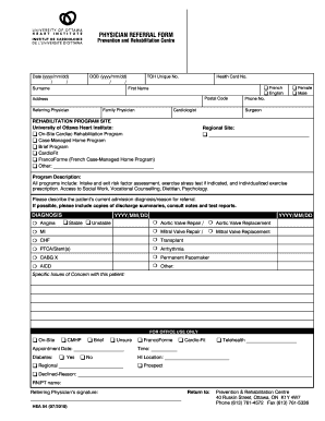Physician Referral Form