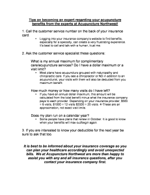 Insurance Verification Form