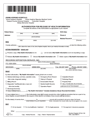 Authorization for Release of Health Information