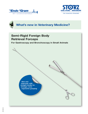 Veterinary Foreign Body Retrieval Forceps Consent Form