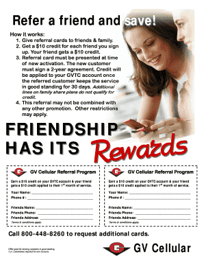 GV Cellular Referral Program
