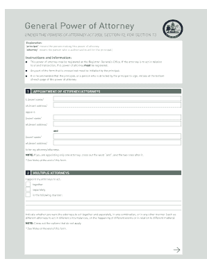 General Power of Attorney