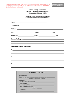Public Records Request Form