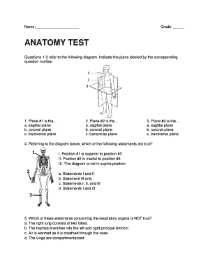 Anatomy Test