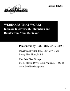 Webinars That Work Guide