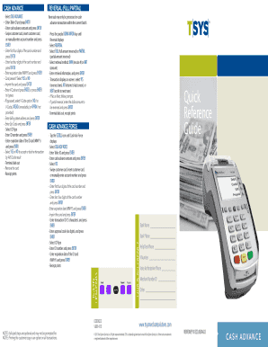 Cash Advance Reversal Form