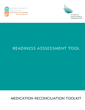 Medication Reconciliation Readiness Assessment Tool