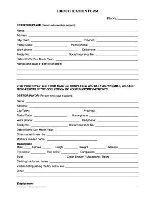 IDENTIFICATION FORM - govmbca - gov mb