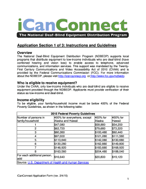 iCanConnect Application Form