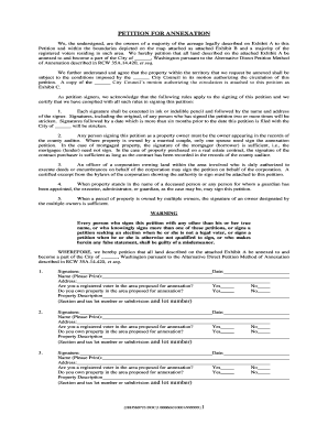 Petition for Annexation