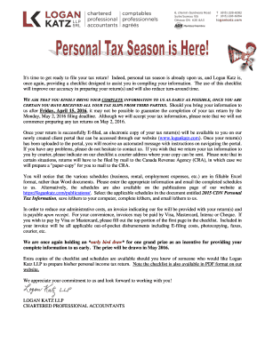 Canadian Personal Income Tax Checklist