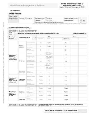 Energy Certification Form for Residential Buildings