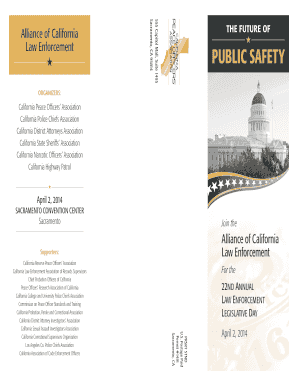 California Law Enforcement Legislative Day Registration Form