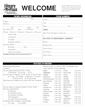 Patient Information Form