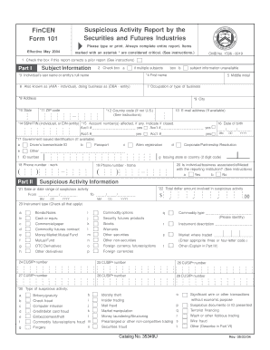 FinCEN Suspicious Activity Report