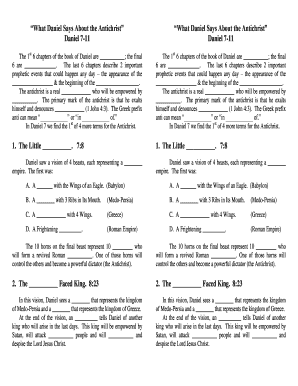 Bible Study Guide on the Antichrist