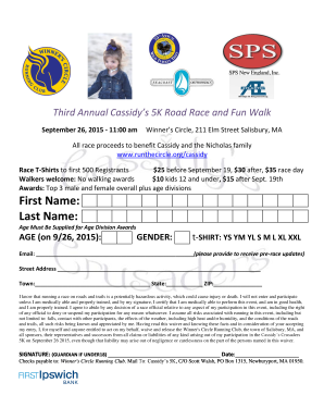 Cassidys 5K Road Race and Fun Walk - The Winner039s - runthecircle