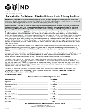 Authorization for Release of Medical Information