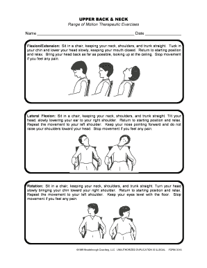 Upper Back and Neck Range of Motion Exercises