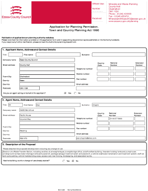 UK Planning Permission Application
