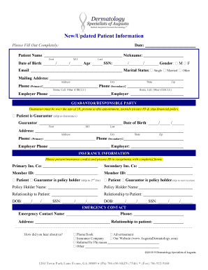 New Patient Information Form