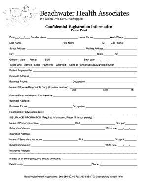 Patient Registration Form