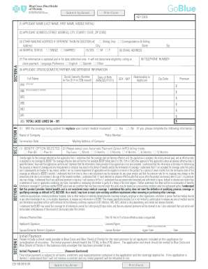 GoBlue Health Insurance Application