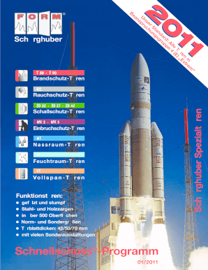 Spezialtüren Bestellformular