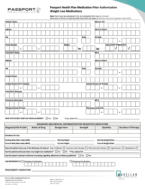 Passport Health Plan Medication Prior Authorization