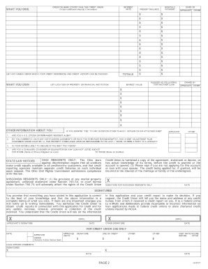 HealthPlus Federal Credit Union Loan Application