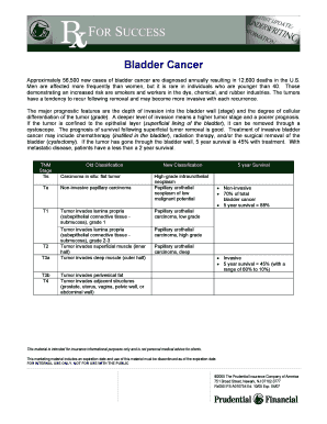 Bladder Cancer Underwriting Form