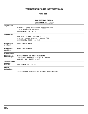 Form 990 Tax Return