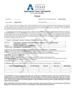 Apartment Lease Agreement