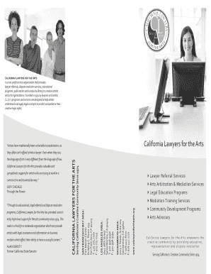 California Lawyers for the Arts Membership Application