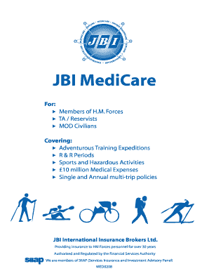JBI MediCare Travel Insurance Application