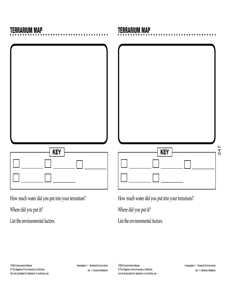Terrarium Map Fill Online, Printable, Fillable, Blank pdfFiller