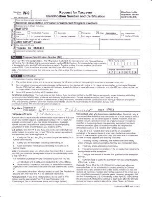 W-9 Form